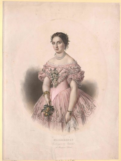 Księżniczka Saksonii Małgorzata autorstwa Artist Unknown