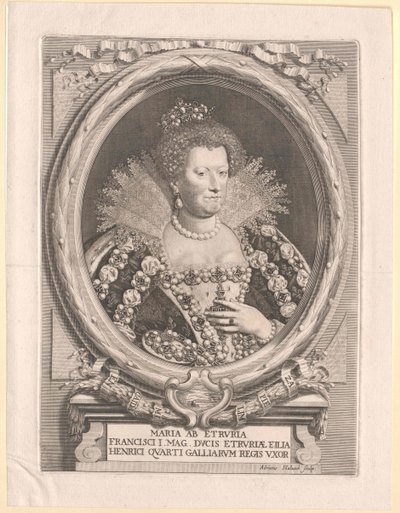 Księżniczka Toskanii Maria de "Medici autorstwa Artist Unknown