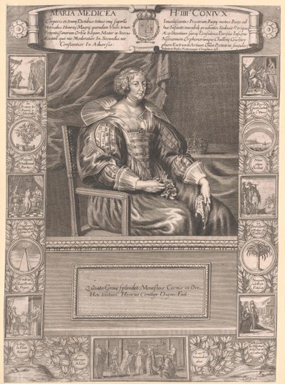 Księżniczka Toskanii Maria de "Medici autorstwa Artist Unknown