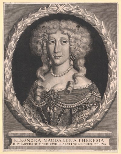 Księżniczka pałacu Eleonora Magdalena Teresa autorstwa Artist Unknown