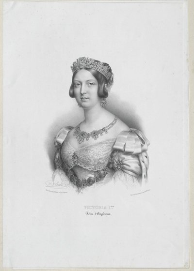 Królowa Wielkiej Brytanii Wiktoria autorstwa Artist Unknown