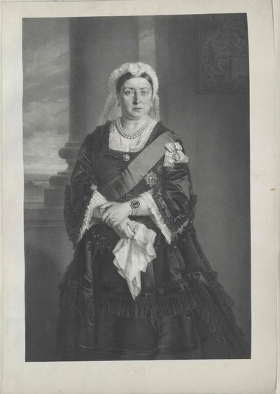 Królowa Wielkiej Brytanii Wiktoria autorstwa Artist Unknown