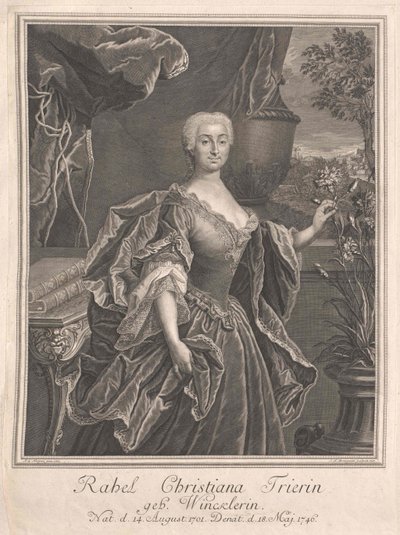 Rahel Christiana Winckler autorstwa Artist Unknown
