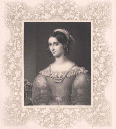 Regina Daxenberger (druk) autorstwa Artist Unknown