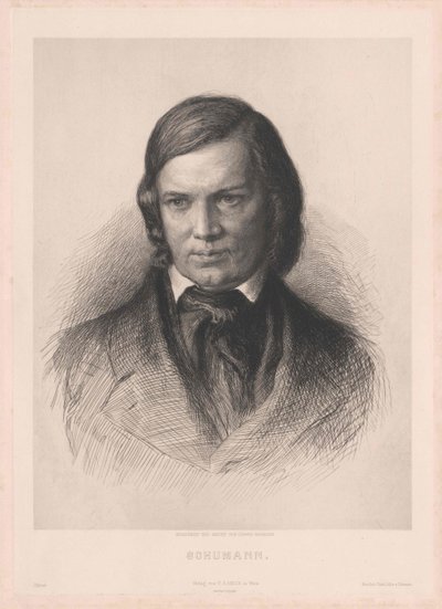 Robert Schumann autorstwa Artist Unknown