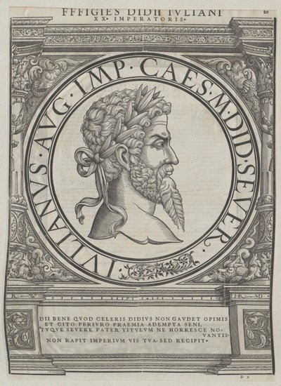Cesarz rzymski Didius Julianus autorstwa Artist Unknown