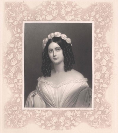 Rosalie Julie von Wuellerstorf i Urbair (druk) autorstwa Artist Unknown