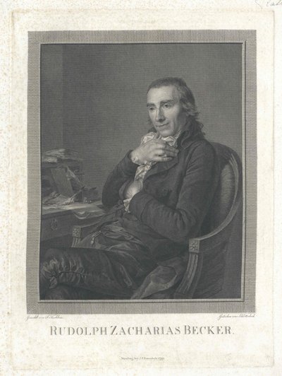 Rudolf Zachariasz Becker autorstwa Artist Unknown