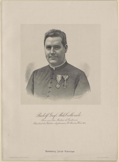 Rudolf hrabia Mels-Colloredo (druk) autorstwa Artist Unknown