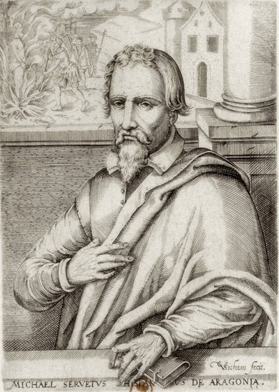 SERVET, Miguel (1511-1553). Hiszpański lekarz i teolog. Ksylografia. FRANCJA. ILE-DE-FRANCE. Paryż. Biblioteka Narodowa autorstwa Artist Unknown