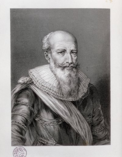 SULLY, Maksymilian z Bethune, książę (1560-1641). Angielski mąż stanu. Akwaforta. HISZPANIA. KATALONIA. Barcelona. Biblioteca de Catalunya (Biblioteka Narodowa Katalonii) autorstwa Artist Unknown