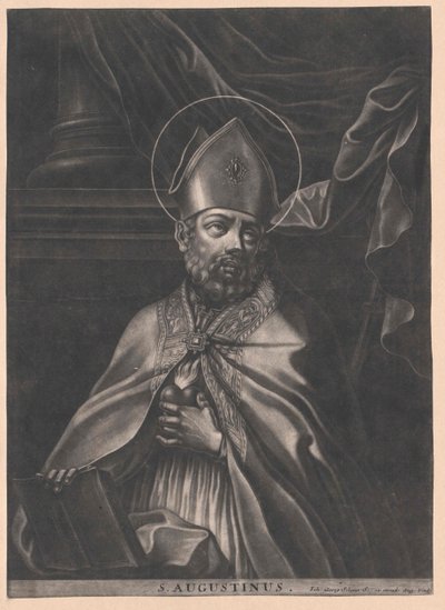 Święty Augustyn z Hippony autorstwa Artist Unknown