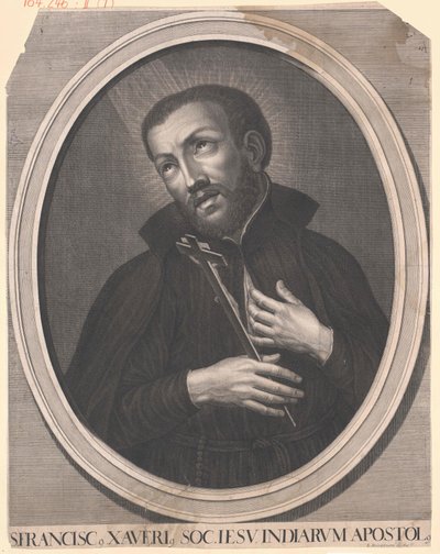Święty Franciszek Ksawery autorstwa Artist Unknown