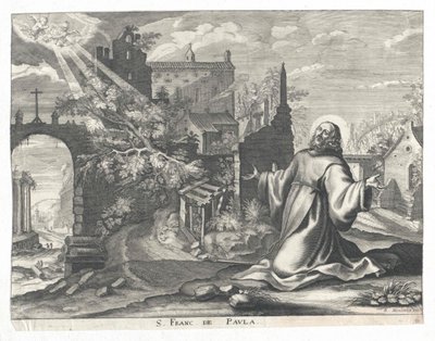 Święty Franciszek z Pauli autorstwa Artist Unknown