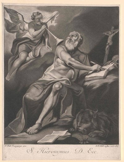 Saint Jerome autorstwa Artist Unknown