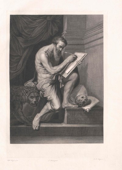 Saint Jerome autorstwa Artist Unknown