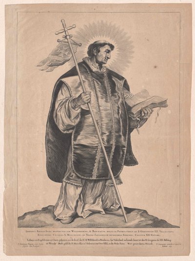 Święty Lebuin z Deventer autorstwa Artist Unknown