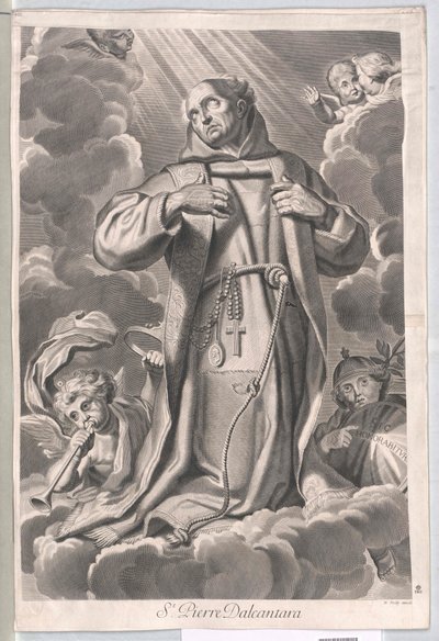 Święty Piotr z Alcantary autorstwa Artist Unknown