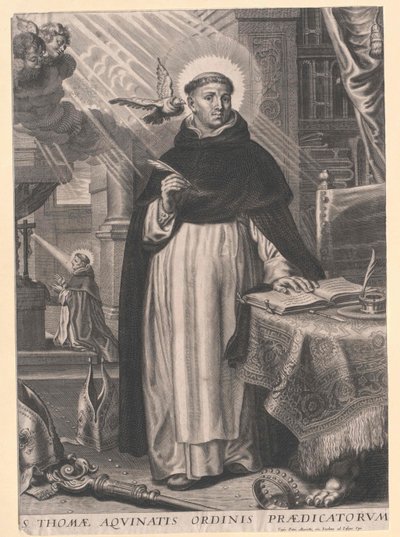 Święty Tomasz z Akwinu autorstwa Artist Unknown