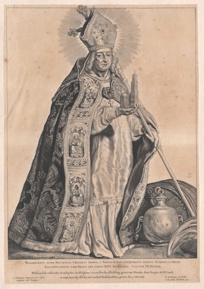 Święty Willibrord autorstwa Artist Unknown
