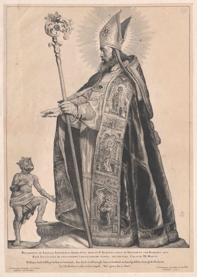 Święty Wulfram senior autorstwa Artist Unknown