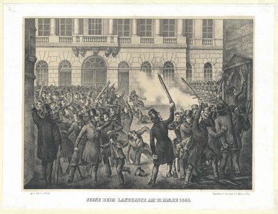 Scena w wiejskim domu 13 marca 1848 r. autorstwa Artist Unknown