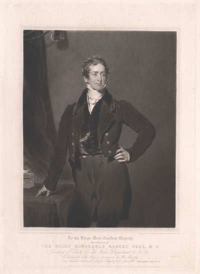 Sir Robert Peel autorstwa Artist Unknown