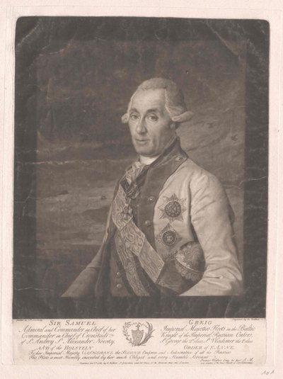 Sir Samuel Greig autorstwa Artist Unknown