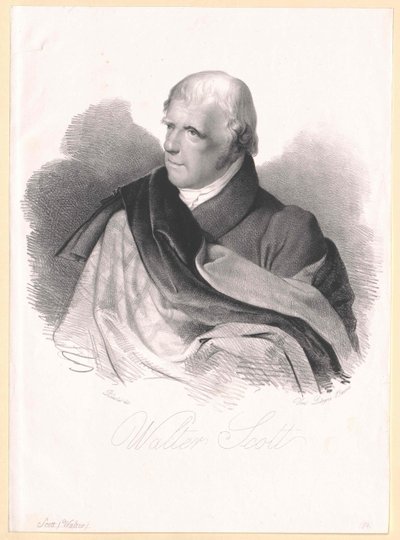 Sir Walter Scott autorstwa Artist Unknown