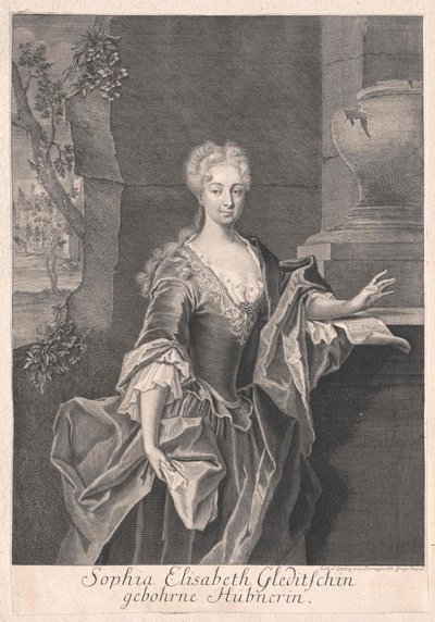 Sophia Elisabeth Huebner autorstwa Artist Unknown