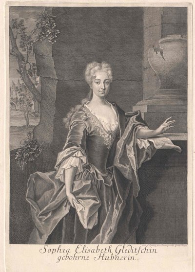 Sophia Elisabeth Huebner autorstwa Artist Unknown