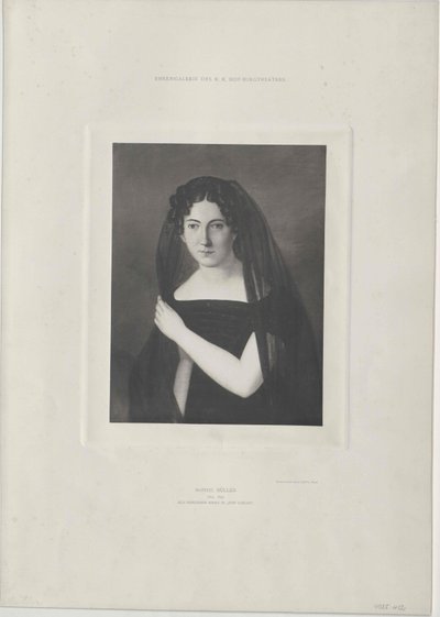 Sophie Mueller (druk) autorstwa Artist Unknown