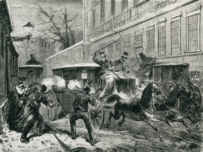Hiszpania (1870). Zabójstwo generała Prima (Madryt, 27 grudnia) autorstwa Artist Unknown