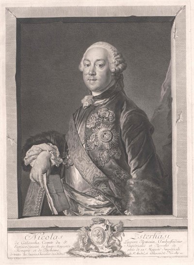 Święty Mikołaj hrabia Esterhazy z Galanthy autorstwa Artist Unknown