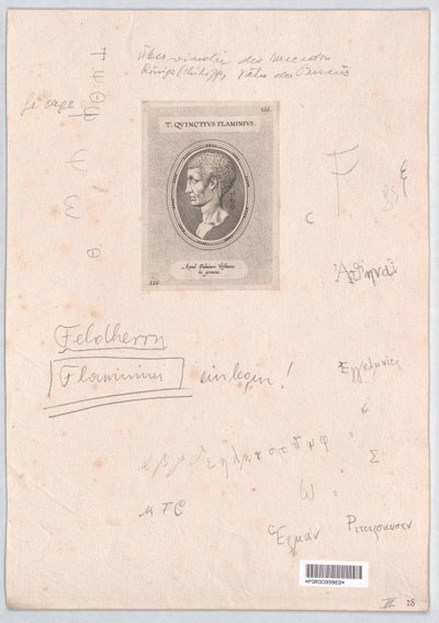 Titus Quinctius Flaminius (druk) autorstwa Artist Unknown