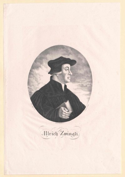Ulrich Zwingli autorstwa Artist Unknown