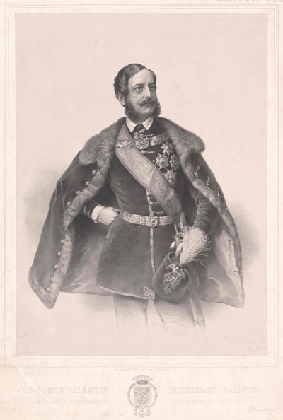Walenty hrabia baron von Galantha Esterhazy autorstwa Artist Unknown