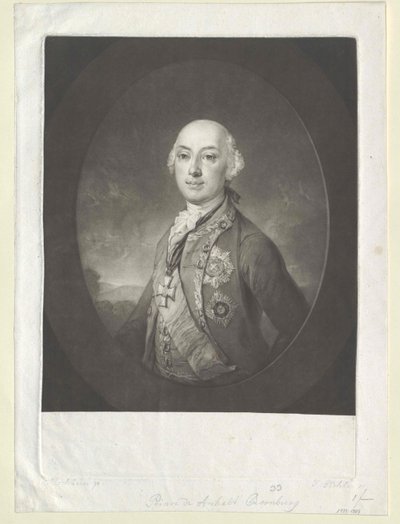 Wiktor Amadeusz książę Anhalt-Bernburg-Schaumburg-Hoym autorstwa Artist Unknown