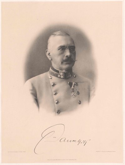 Wiktor hrabia Dankl von Kraśnik (druk) autorstwa Artist Unknown
