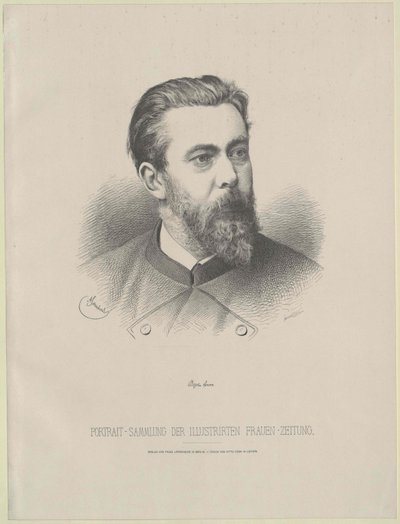Wilhelm Jensen autorstwa Artist Unknown