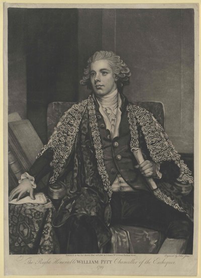 William Pitt autorstwa Artist Unknown