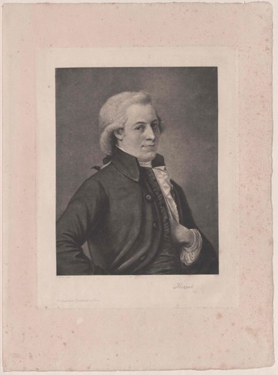 Wolfgang Amadeusz Mozart autorstwa Artist Unknown