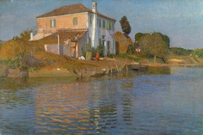 Wyspa przed Torcello (olej na płótnie) autorstwa Arturo Noci