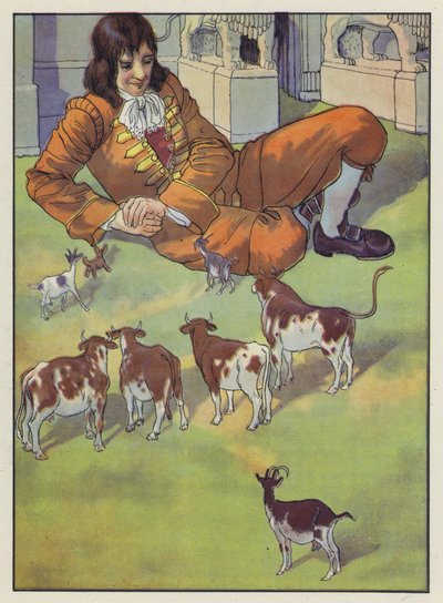 Ilustracja do Podróży Guliwera autorstwa Jonathana Swifta autorstwa Artus Scheiner