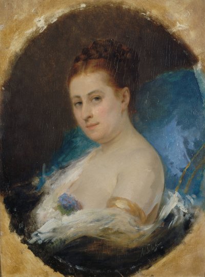 Portret aktorki Adelaide Ristori 1822-1906, ok. 1857. autorstwa Ary Arnold Scheffer