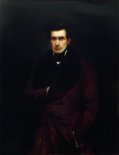 Portret Armanda Carrela 1800-1836, 1833. autorstwa Ary Scheffer