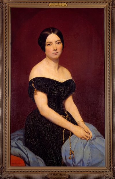 Portret Madame Edmond Caillard z domu Sipierre Obraz Ary Scheffer (1795-1858) 1842 Nd. 1,18x0,74 m Paryż, Muzeum Carnavalet autorstwa Ary Scheffer