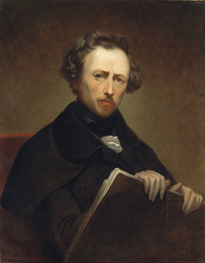 Autoportret w wieku 43 lat 1838. autorstwa Ary Scheffer