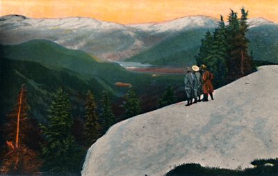 Patrząc w dół z Mount Rainier, c1916 autorstwa Asahel Curtis