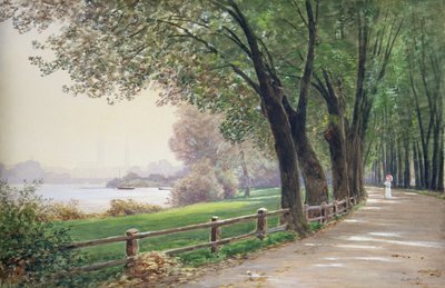 Fontenay w Hamburgu autorstwa Ascan Lutteroth